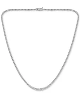 Diamond Tennis Necklace (8 ct. t.w.) in 14k White Gold