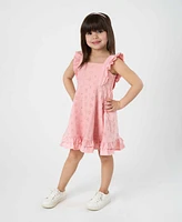 Rare Editions Little and Toddler Girls Eyelet Dress