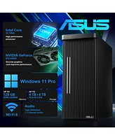 Asus ProArt Daily Tower Desktop Intel Core i9 13900 32GB Ram Nvidia GeForce Rtx A4000 2TB Ssd Storage Windows 11 Pro - Black