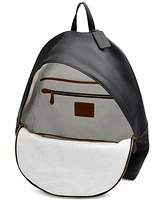 Coach Leather Kisslock Large Frame Backpack