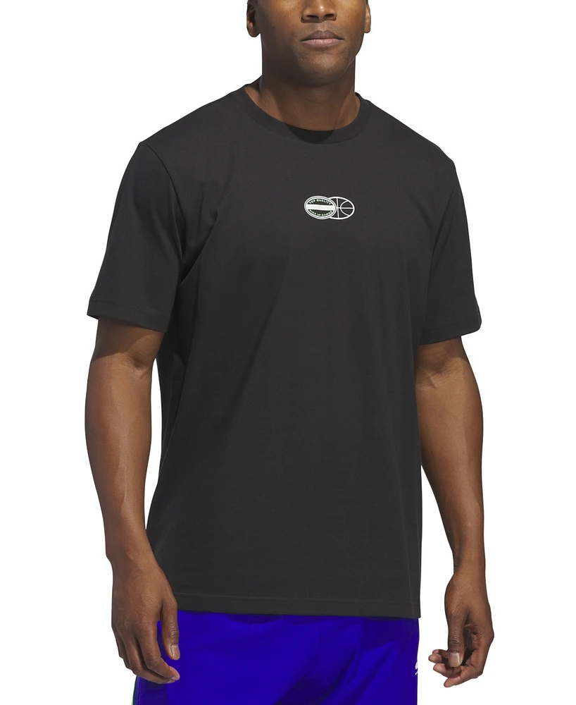 adidas Men's Pick Up Game Graphic Crewneck T-Shirt