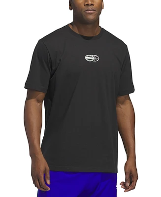 adidas Men's Pick Up Game Graphic Crewneck T-Shirt