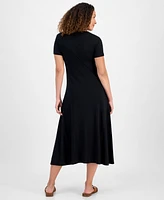 Style & Co Petite T-Shirt Maxi Dress, Exclusively at Macy's