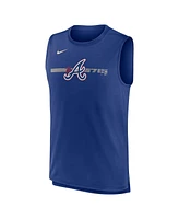 Men's Nike Royal Atlanta Braves 2023 City Connect Muscle Tank Top