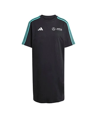 Adidas Women's Black Mercedes-amg Petronas F1 Team Fan Wear Dna Alphaskin Dress