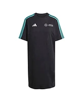 Adidas Women's Black Mercedes-amg Petronas F1 Team Fan Wear Dna Alphaskin Dress