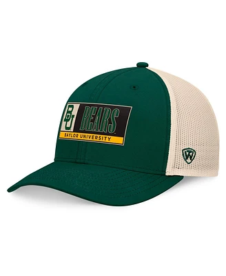 Top of the World Men's Green/Natural Baylor Bears Bennett Trucker Adjustable Hat