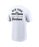 Nike Men's White New York Yankees 2-Hit T-Shirt