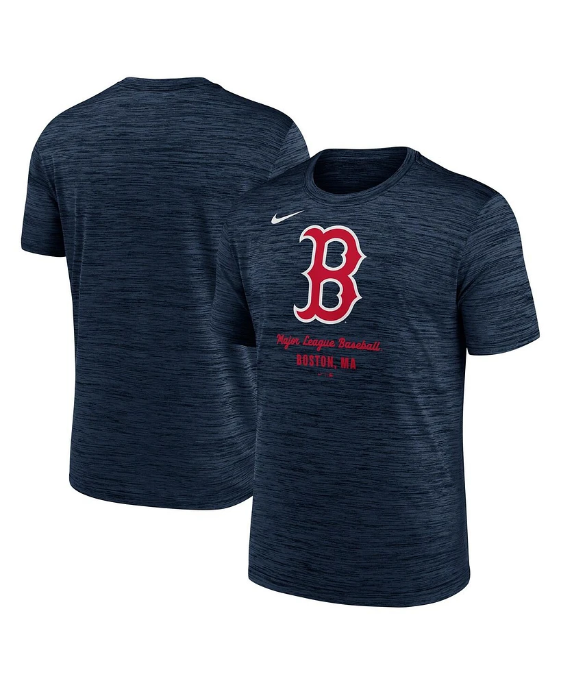 Nike Men's Navy Boston Red Sox Velocity Performance T-Shirt