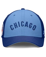 Nike Men's Royal/Light Blue Chicago Cubs Rise Swoosh Performance Flex Hat