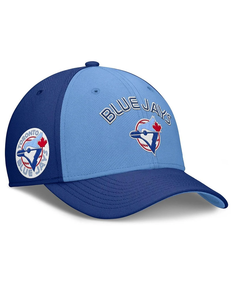 Nike Men's Royal/Powder Blue Toronto Jays Rise Swoosh Performance Flex Hat