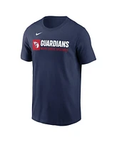 Nike Men's Navy Cleveland Guardians Team Block T-Shirt