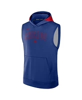 Nike Men's Royal Chicago Cubs Authentic Collection Performance Sleeveless Pullover Hoodie