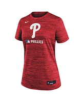 Nike Women's Red Philadelphia Phillies Authentic Collection Velocity Performance T-Shirt