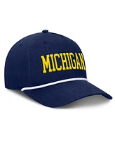 Fanatics Men's Navy Michigan Wolverines Foul Ball Rope Adjustable Hat