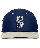 Nike Men's Navy/Cream Seattle Mariners Pro Performance Snapback Hat