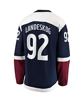 Men's Fanatics Gabriel Landeskog Navy Colorado Avalanche Premier Breakaway Player Jersey