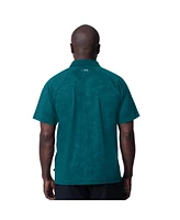 Msx by Michael Strahan Men's Midnight Green Philadelphia Eagles Baseline Raglan Polo Shirt