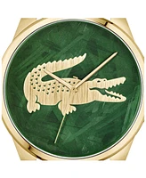 Lacoste Men's Le Croc Gold Tone Stainless Steel Bracelet Watch, 43mm