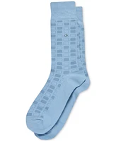 Calvin Klein Men's Ck Geo-Pattern Dress Socks