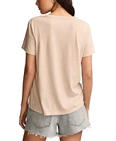 Lucky Brand Women's Love Blooms Classic Crew Tee
