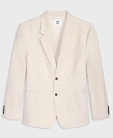 Mode of One Men's Relaxed-Fit Speckled Textured Blazer, Exclusively at Macy's