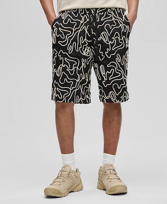 Mode of One Men's Floral Embroidered Shorts, Exclusively at Macy's
