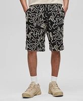 Mode of One Men's Floral Embroidered Shorts, Exclusively at Macy's