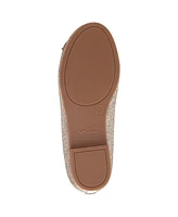 Nina Little and Big Girls Rose Glitter Ballet Flats