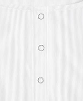 On 34th Women's Snap-Front Rib-Knit Top, Exclusively at Macy's