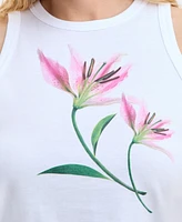 On 34th Women's Lily Graphic-Print Tank Top, Exclusively at Macy's