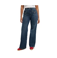Cotton On Women's Curvy Stretch Wide Jean