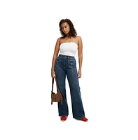 Cotton On Women's Curvy Stretch Wide Jean