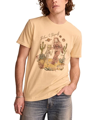 Lucky Brand Men's Believe Yourself Short Sleeve T-Shirt