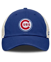 Nike Men's Royal/Natural Chicago Cubs Cooperstown Collection Club Trucker Adjustable Hat