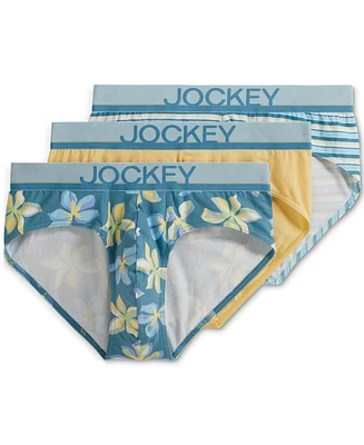 Jockey Men's Cotton-Stretch Briefs, Pack of 3