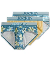 Jockey Men's Cotton-Stretch Briefs, Pack of 3