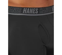 Hanes Men's 4pk. Ultimate Moves Boxer Brief Logo Underwear