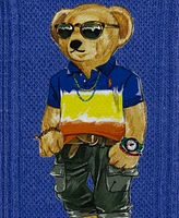 Polo Ralph Lauren Men's Surf Club Bear Dip-Dye Crew Socks