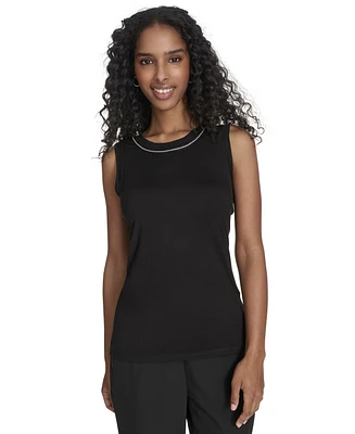 Calvin Klein Women's Crewneck Sleeveless Top