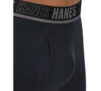 Hanes Men's 4pk. Ultimate Moves Support Long-Leg Boxer Brief Underwear