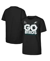 Fanatics Big Boys and Girls Black Philadelphia Eagles Super Bowl Lix Champions Local T-Shirt