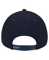 New Era Men's Deep Sea Blue Seattle Kraken Core A-Frame 9FORTY Adjustable Hat