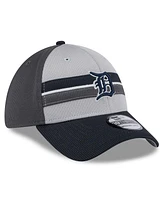 New Era Men's Gray/Navy Detroit Tigers 2025 Batting Practice 39THIRTY Flex Hat