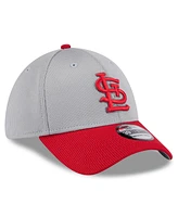 New Era Men's Gray/Red St. Louis Cardinals 2025 Batting Practice 39THIRTY Flex Hat