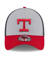 New Era Men's Gray/Red Texas Rangers 2025 Batting Practice 39THIRTY Flex Hat