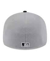 New Era Men's Gray/Black Pittsburgh Pirates 2025 Batting Practice Low Profile 59FIFTY Fitted Hat