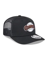 New Era Men's /Black San Francisco Giants 2025 Batting Practice 9SEVENTY Stretch-Snap Trucker Hat