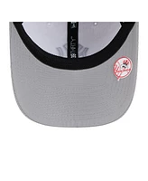New Era Men's Navy/Gray York Yankees 2025 Mlb Clubhouse 39THIRTY Flex Hat