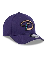 New Era Men's Dark Purple Arizona Diamondbacks 2025 Mlb Clubhouse 9FORTY M-Crown Adjustable Hat